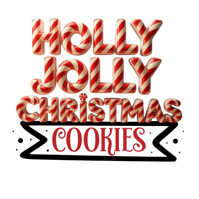 Adorno De Papel Cookies de los Navidades Holly Jolly (Subido por el creador)