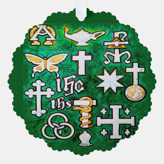 Adorno De Papel Crismons (Anverso)