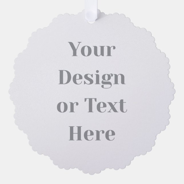 Adorno De Papel Customizable Your Design or Text Here Personalized (Anverso)