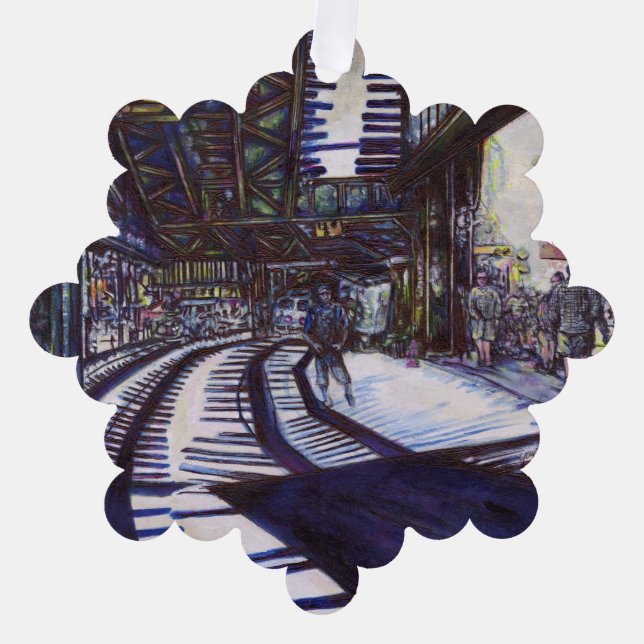 Adorno De Papel Dustar el piano (Anverso)