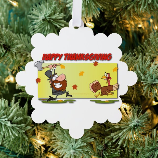 Adorno De Papel El peregrino de las hojas graciosas de SlipperyJoe (Insitu (árbol))