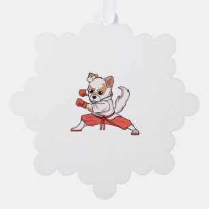 Adorno De Papel El perro conoce a Karate