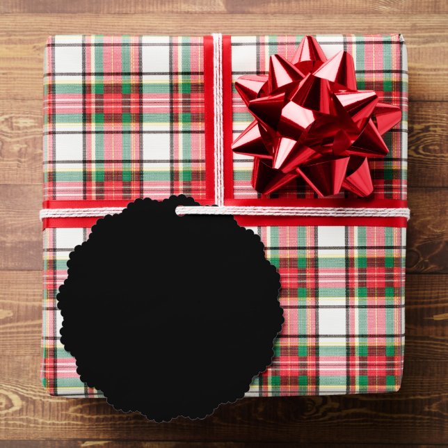 Adorno De Papel Elegant Solid Black (Insitu (Regalo))