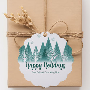 Adorno De Papel Elegante regalo de la Compañía de Navidades de Per