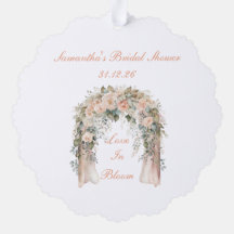 Elegantes etiquetas de regalo de boda con flores d