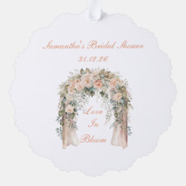 Adorno De Papel Elegantes etiquetas de regalo de boda con flores d