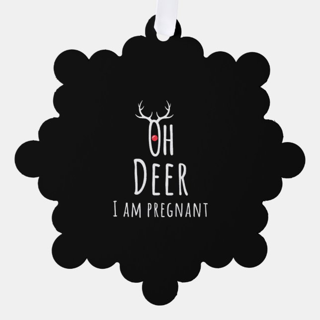 Adorno De Papel Embarazo y maternidad Embarazo Navidades bebé vena (Anverso)