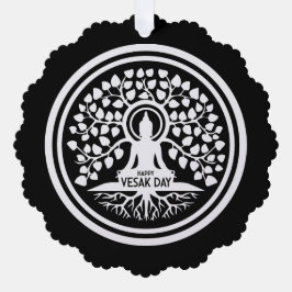 Adorno De Papel Feliz Día de Vesak