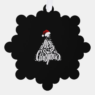 Adorno De Papel Feliz Navidad