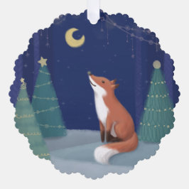 Adorno De Papel Feliz Navidad: Arte de Ilustracion Fox