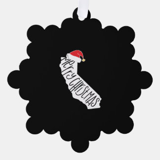 Adorno De Papel Feliz Navidad California