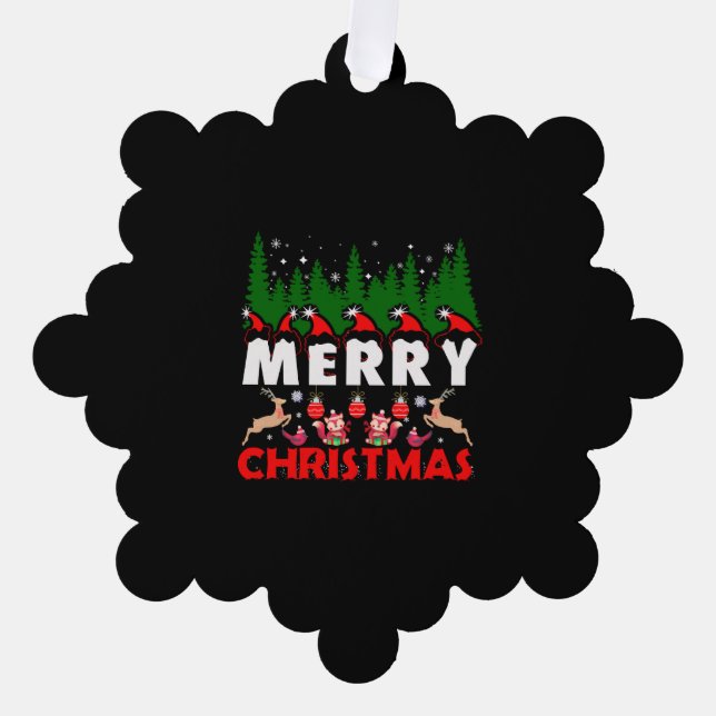 Adorno De Papel Feliz Navidad Canvas Navidades cristianos Jesús (Anverso)