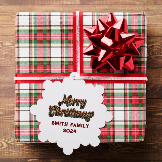 Adorno De Papel Feliz Navidad - Matanza familiar (Insitu (Regalo))