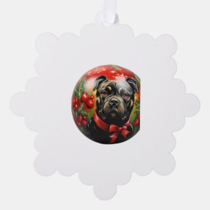 Adorno De Papel Feliz Navidad Sussex Spaniel