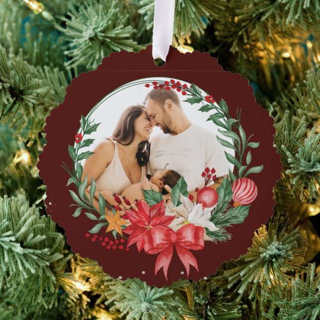 Adorno De Papel Feliz oro navideño para papá (Insitu (árbol))