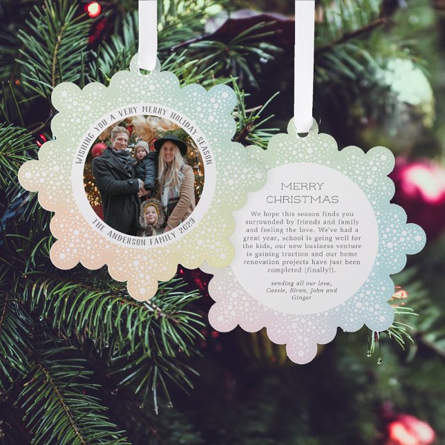 Adorno De Papel Festividad de fotos nevadas de puntos de Blizzard  (Subido por el creador)