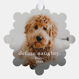 Adorno De Papel Festividad Mascota 2 Navidades de fotografía