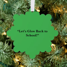 Adorno De Papel Flat Neon Green Background – School Texture