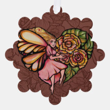 Flor Hada Jardín Corazón Flores Fe Fe