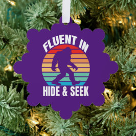 Adorno De Papel Fluent in hide y Seek divertidos