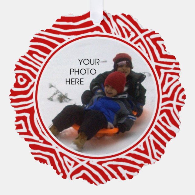 Adorno De Papel Foto de navidades (Anverso)