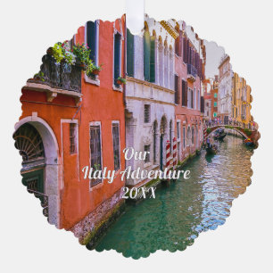 Adorno De Papel Foto de viaje personalizado por Italia en familia