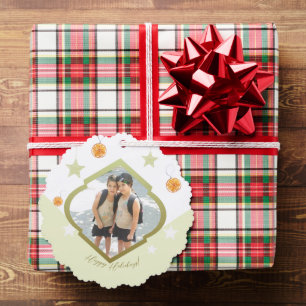 Adorno De Papel Foto Modernas Estrellas Personalizados Y Acuarela