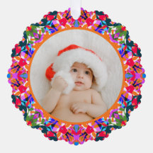 Foto personalizada Feliz Navidad Moderno Colorido