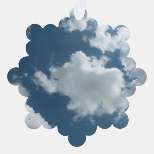 Adorno De Papel Fotografía abstracta de cielo nublado