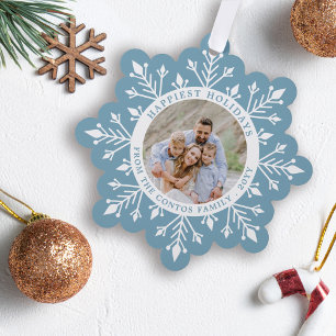 Adorno De Papel Fotografía de Felices Fiestas Felices Feriadas de