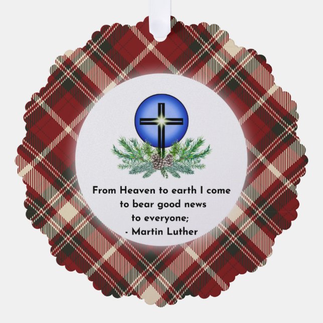 Adorno De Papel From Heaven Christmas Ornament  (Anverso)