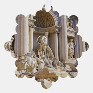 Adorno De Papel Fuente de Trevi Roma Fotografía