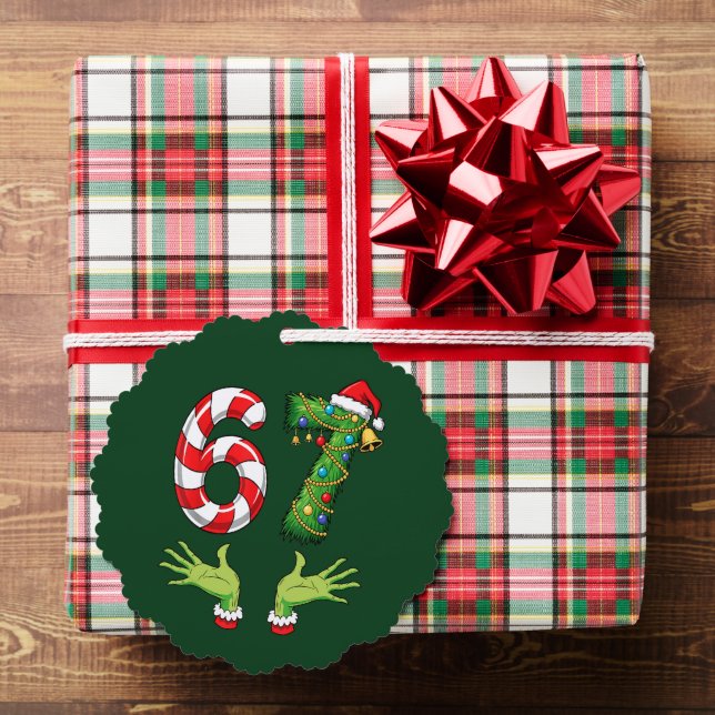 Adorno De Papel Funny “67” Christmas Ornament (Insitu (Regalo))