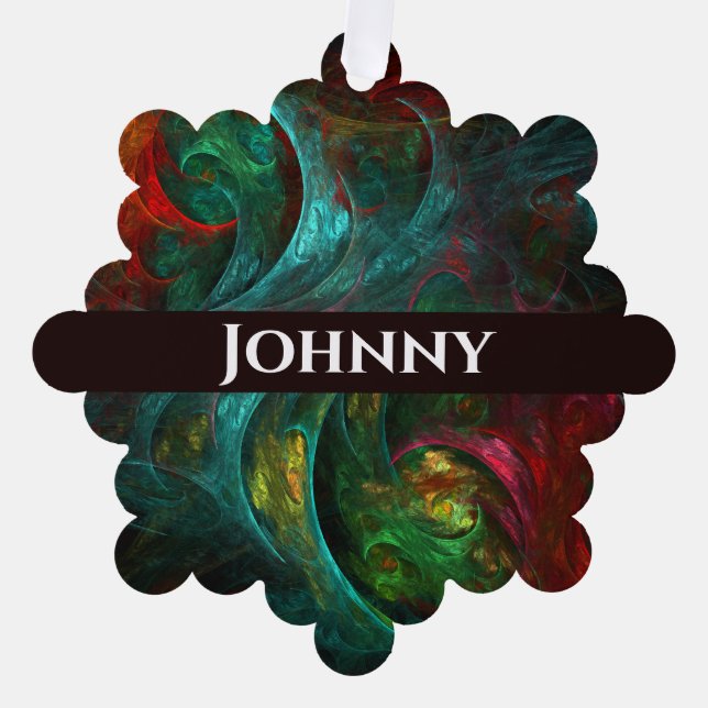 Adorno De Papel Génesis Nova Resumen Arte (Anverso)