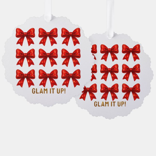 Adorno De Papel Glam It Up — ✨ de energía del patrón de reverso au (Anverso/Reverso)