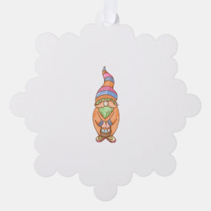 Adorno De Papel Gnome de Pascua Pequeña