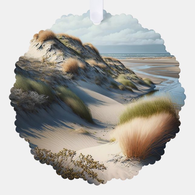 Adorno De Papel Golden Dunes (Anverso)