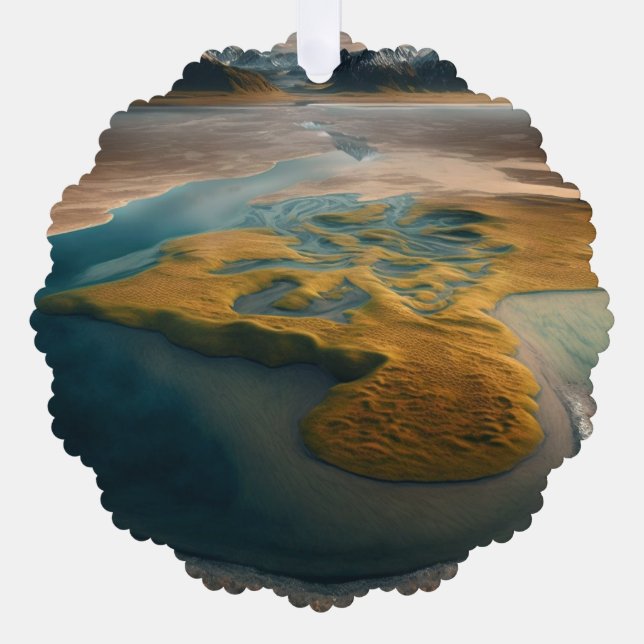 Adorno De Papel Golden Harmony (Anverso)