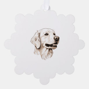 Adorno De Papel Golden Retriever 2