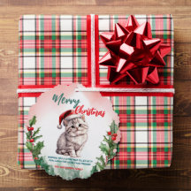 Gracioso Gatito de Gato guisado de la guirnalda na