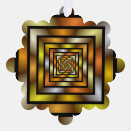 Adorno De Papel Gráfica trippy colorida de túnel luminoso