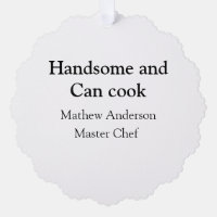 Guapo y puede cocinar agregar nombre maestro chef