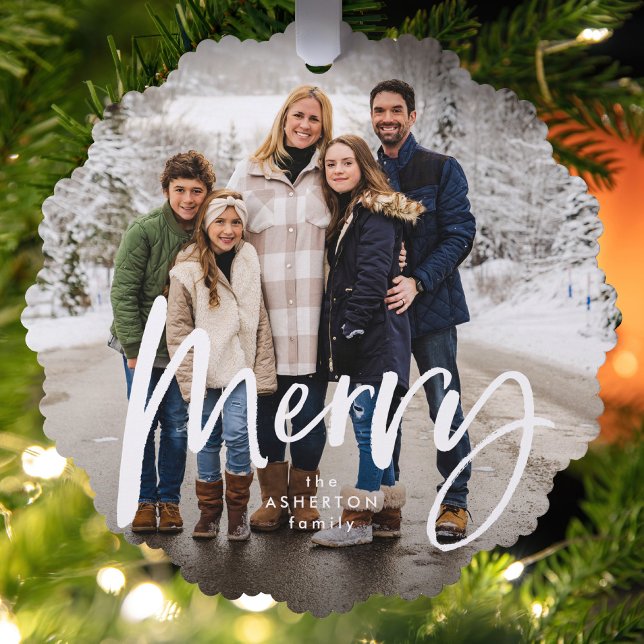 Adorno De Papel Guión de brocha de cerezo dos Navidades rojos foto (Subido por el creador)