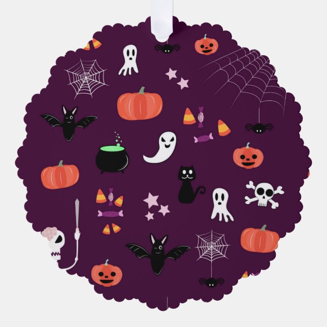 Adorno De Papel Halloween (Anverso)