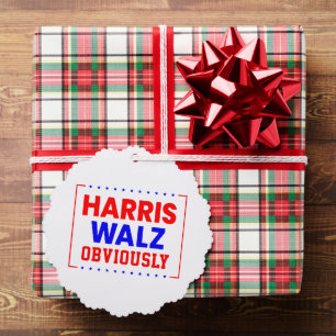 Adorno De Papel Harris Walz obviamente Kamala Harris por el presid