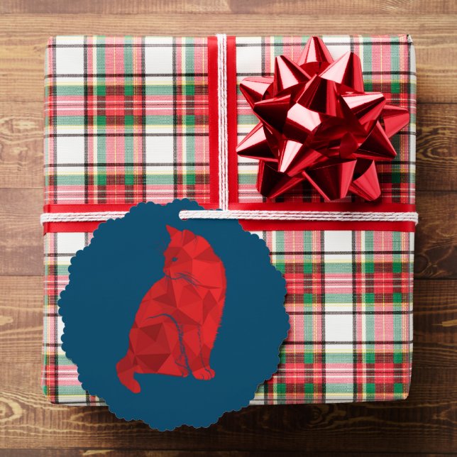 Adorno De Papel Hermoso Gato (Insitu (Regalo))