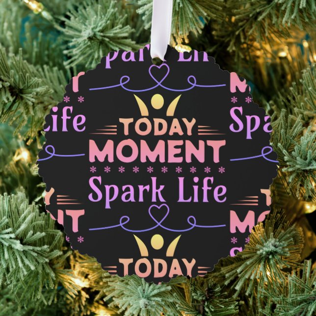 Adorno De Papel Hoy, momento, vida de chispa (Insitu (árbol))