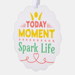 Adorno De Papel Hoy, momento, vida de chispa