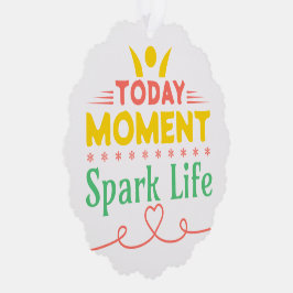 Adorno De Papel Hoy, momento, vida de chispa