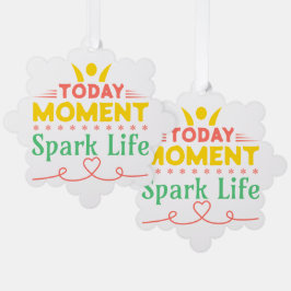 Adorno De Papel Hoy, momento, vida de chispa